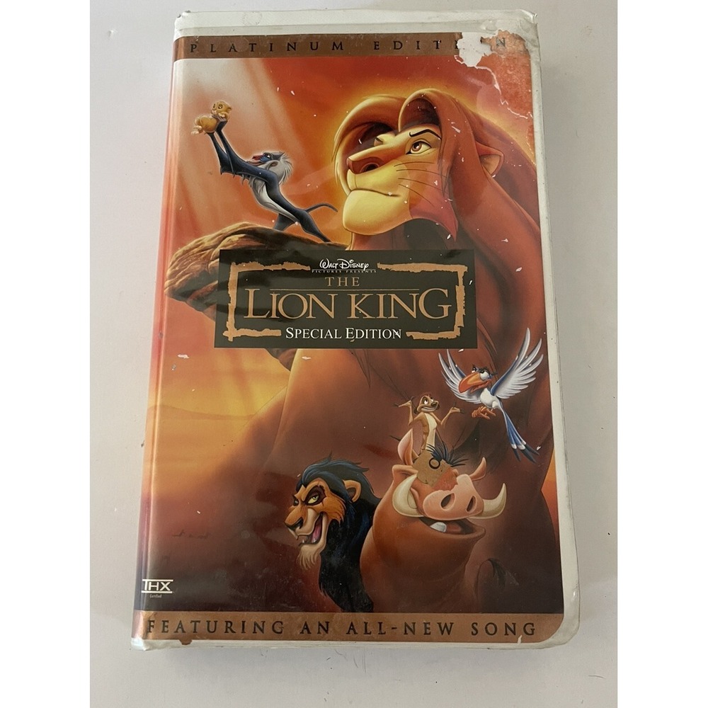 The Lion King Special Edition VHS Platinum Edition